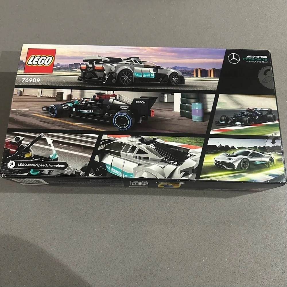 LEGO Speed Champions Mercedes F1 W12 & AMG Project One Set 76909, 564 PCS